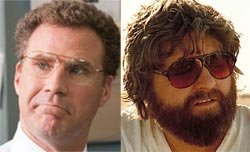 Will Ferrell y Zach Galifianakis candidatos presidenciales